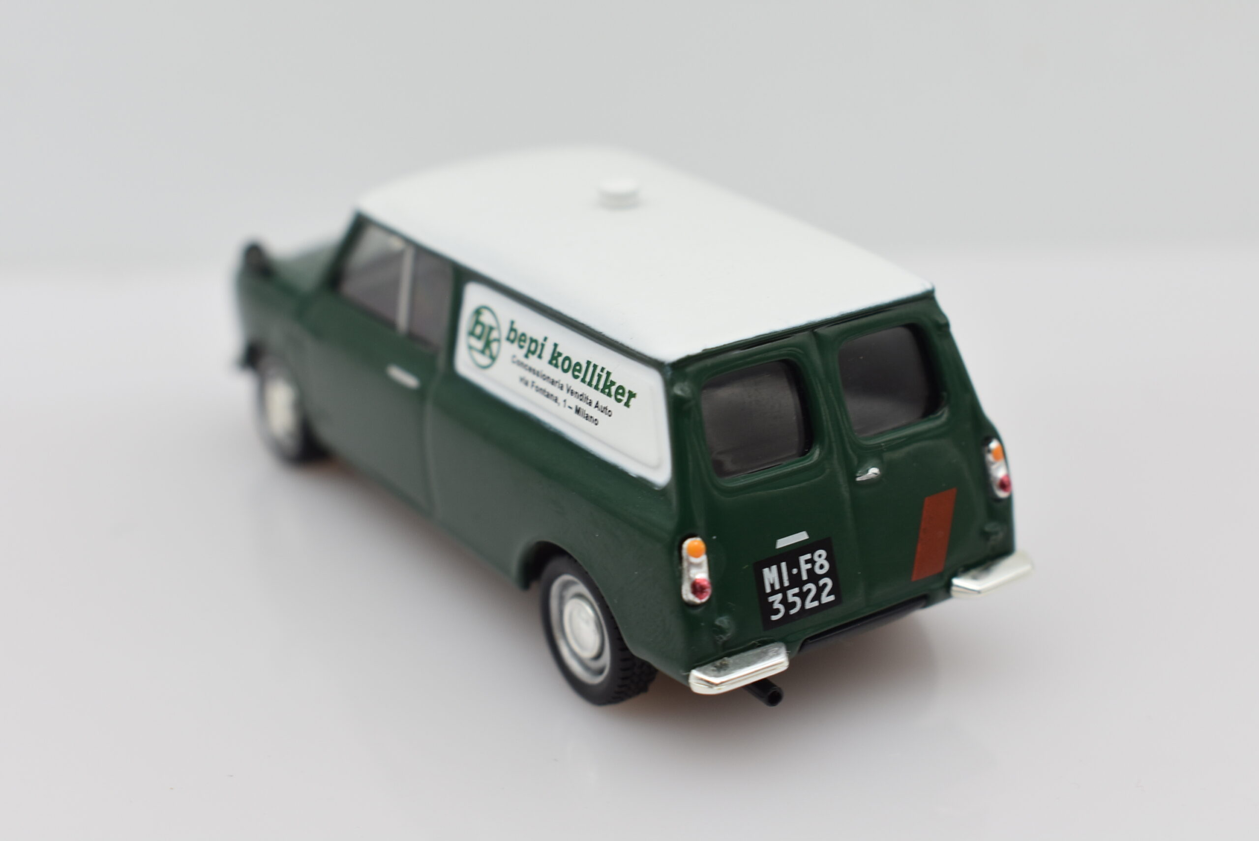 modellino auto furgone MORRIS MINI VAN B.K. veicoli pubblicitari d'epoca scala 1:43 collezione - immagine 4