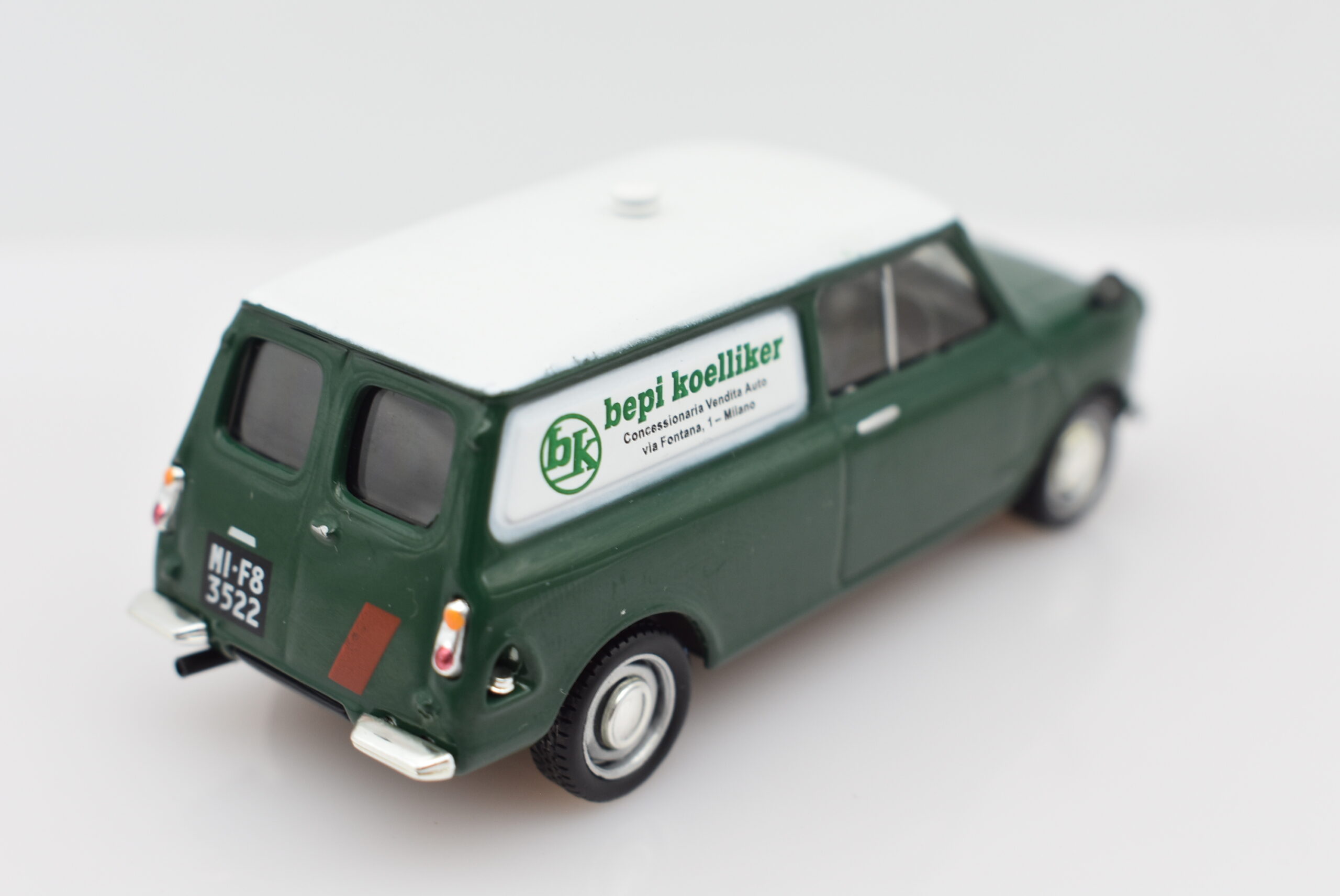 modellino auto furgone MORRIS MINI VAN B.K. veicoli pubblicitari d'epoca scala 1:43 collezione - immagine 6