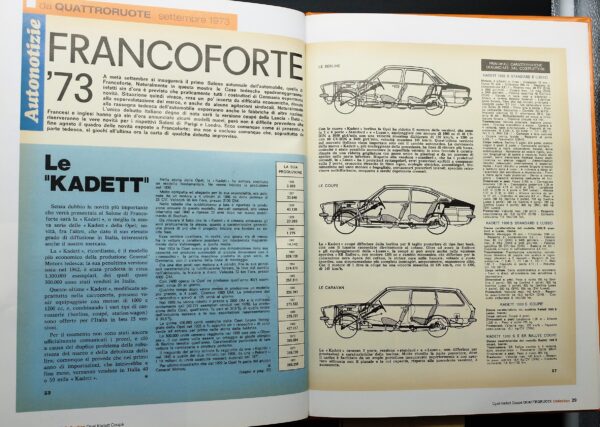 fascicolo Quattroruote Collection OPEL KADETT COUPE modellino auto 1:24 libro book - immagine 6