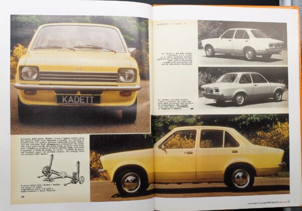 fascicolo Quattroruote Collection OPEL KADETT COUPE modellino auto 1:24 libro book - immagine 7