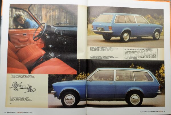 fascicolo Quattroruote Collection OPEL KADETT COUPE modellino auto 1:24 libro book - immagine 8