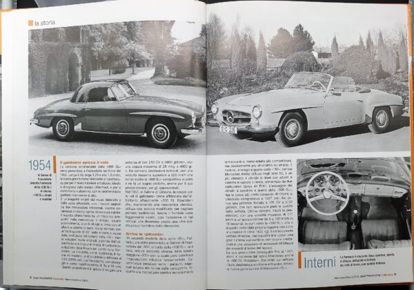 fascicolo Quattroruote Collection MERCEDES BENZ 230 SL modellino auto 1:24 libro book - immagine 2