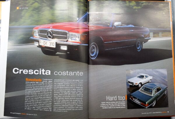 fascicolo Quattroruote Collection MERCEDES BENZ 230 SL modellino auto 1:24 libro book - immagine 4