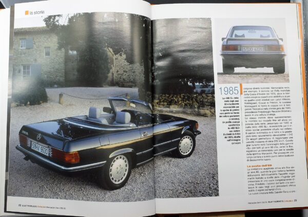 fascicolo Quattroruote Collection MERCEDES BENZ 230 SL modellino auto 1:24 libro book - immagine 5