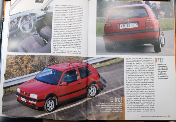 fascicolo Quattroruote Collection VW GOLF 1.6 GTI modellino auto 1:24 libro book - immagine 4
