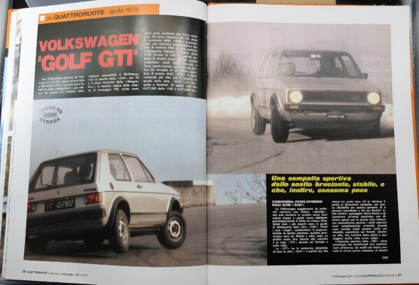 fascicolo Quattroruote Collection VW GOLF 1.6 GTI modellino auto 1:24 libro book - immagine 7