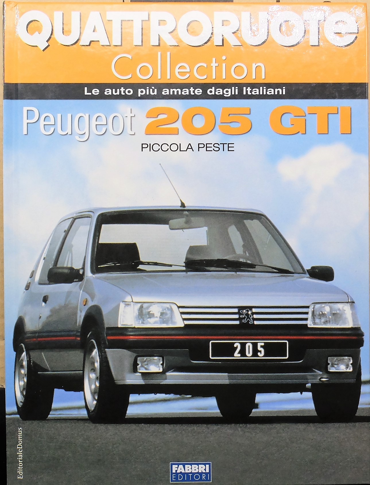 fascicolo Quattroruote Collection PEUGEOT 205 GTI modellino auto 1:24 libro book