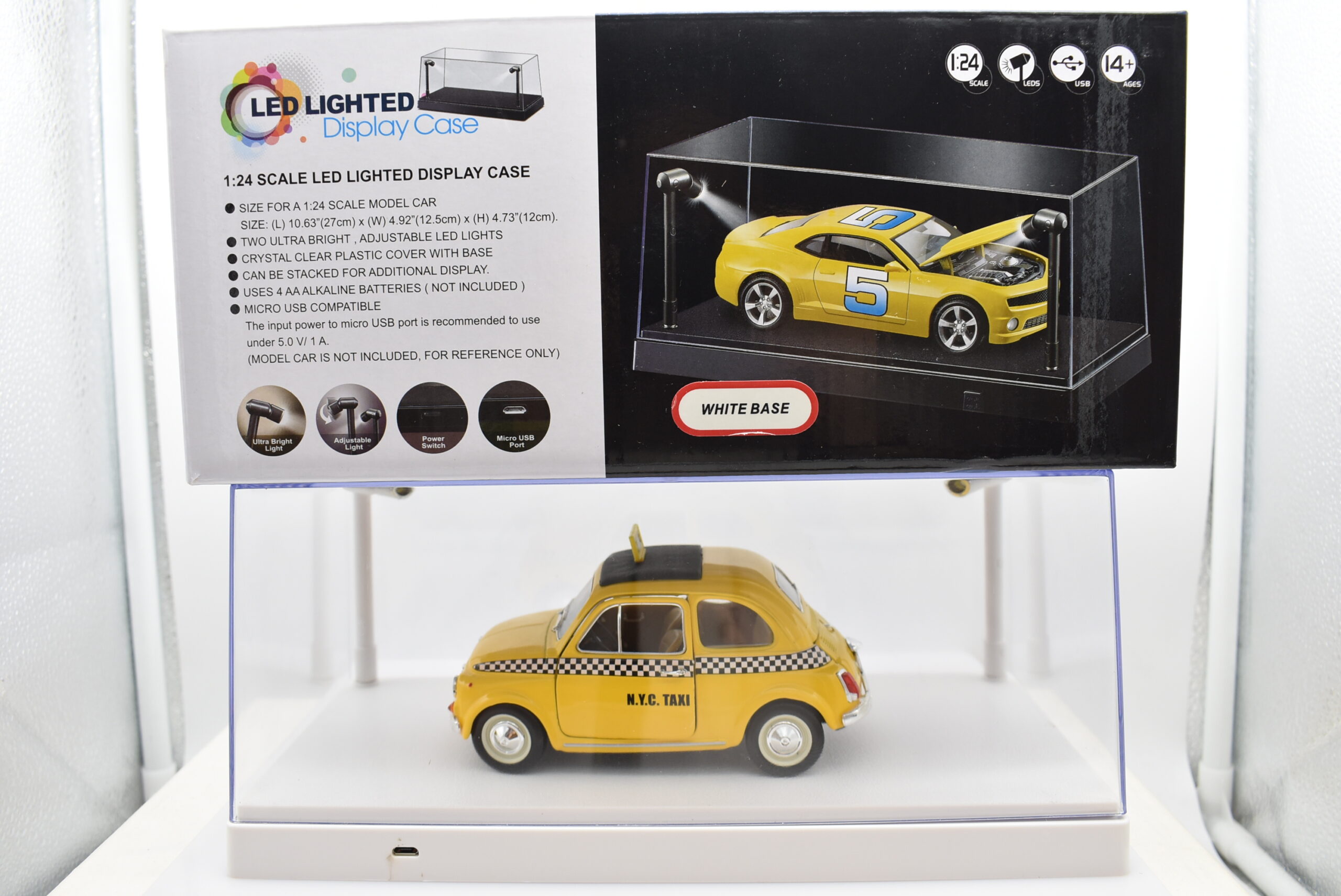 teca box vetrina con led espositore per modellini auto scala 1:24 1:43 showcase - immagine 11