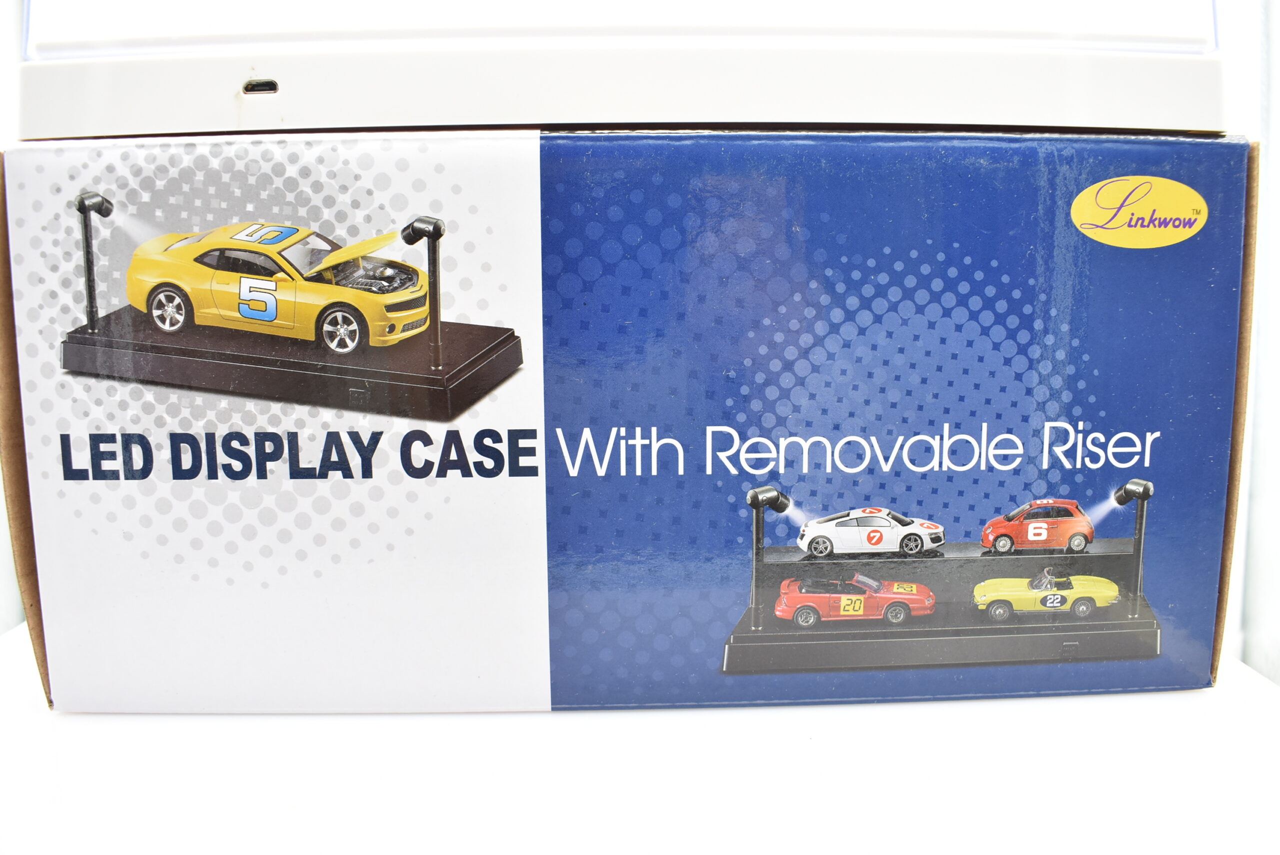 teca box vetrina con led espositore per modellini auto scala 1:24 1:43 showcase - immagine 3