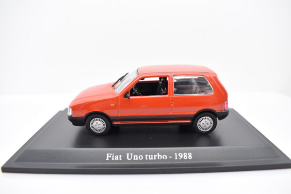 Modellino auto scala 1:43 FIAT UNO TURBO diecast collezione da edicola - immagine 6