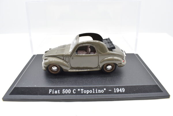 modellino auto scala 1:43 FIAT 500 C TOPOLINO diecast collezione da edicola - immagine 2