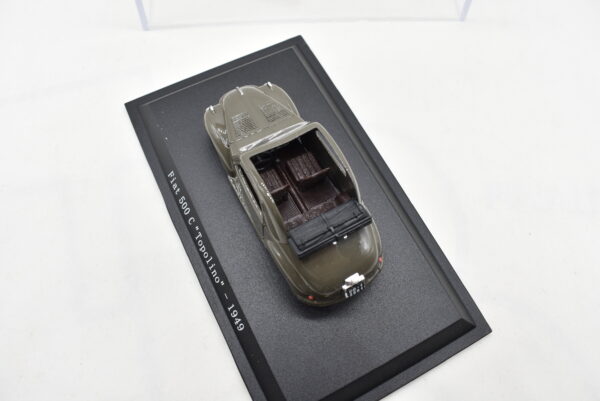 modellino auto scala 1:43 FIAT 500 C TOPOLINO diecast collezione da edicola - immagine 5