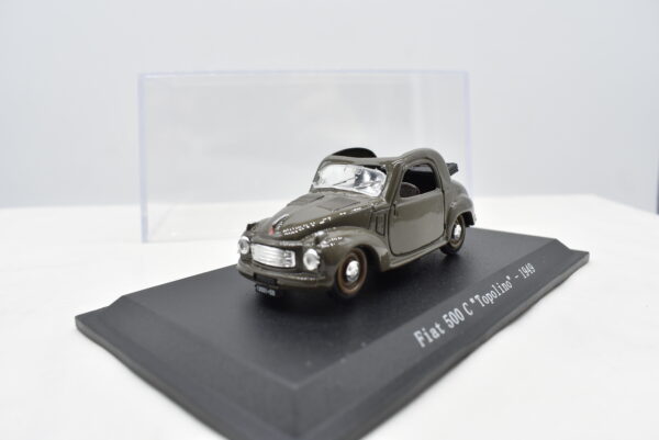 modellino auto scala 1:43 FIAT 500 C TOPOLINO diecast collezione da edicola - immagine 6
