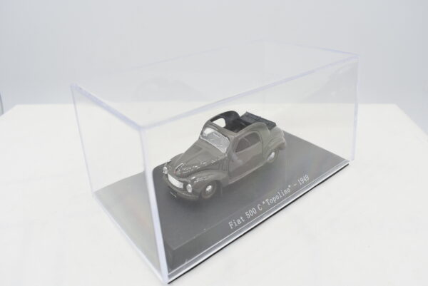 modellino auto scala 1:43 FIAT 500 C TOPOLINO diecast collezione da edicola - immagine 7