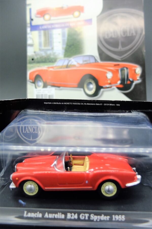 Modellino auto LANCIA AURELIA B24 GT SPYDER scala 1:43 modellismo statico da collezione - immagine 7