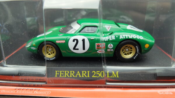 Modellini auto FERRARI 250 LM scala 1:43 da collezione edicola ixo modellismo diecast - immagine 2