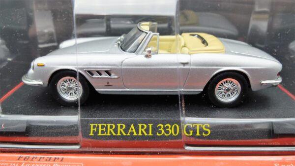Modellini auto FERRARI 330 GTS scala 1:43 da collezione edicola ixo modellismo diecast - immagine 2