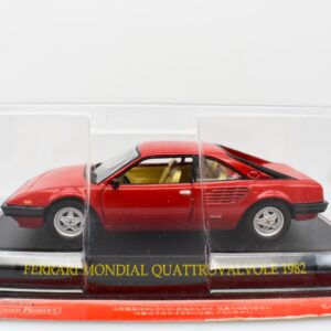 Modellini auto FERRARI MONDIAL QUATTROVALVOLE scala 1:43 da collezione edicola ixo modellismo diecast