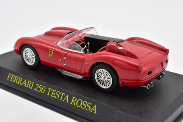 Modellini auto FERRARI 250 TESTA ROSSA scala 1:43 da collezione edicola ixo modellismo diecast - immagine 3