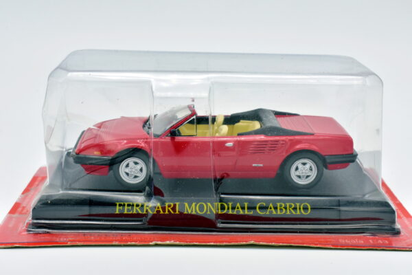 Modellini auto FERRARI MONDIAL CABRO scala 1:43 da collezione edicola ixo modellismo diecast - immagine 2