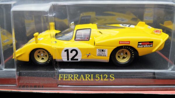 Modellini auto FERRARI 512 S scala 1:43 da collezione edicola ixo modellismo diecast - immagine 2