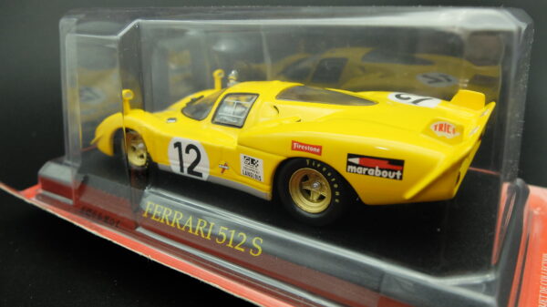 Modellini auto FERRARI 512 S scala 1:43 da collezione edicola ixo modellismo diecast - immagine 4