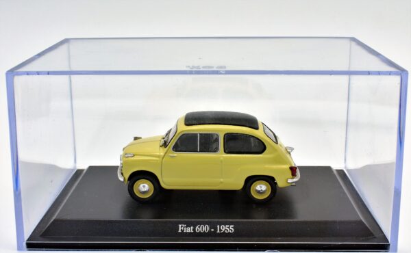 Modellino auto scala 1:43 FIAT 600 diecast collezione modellismo - immagine 5