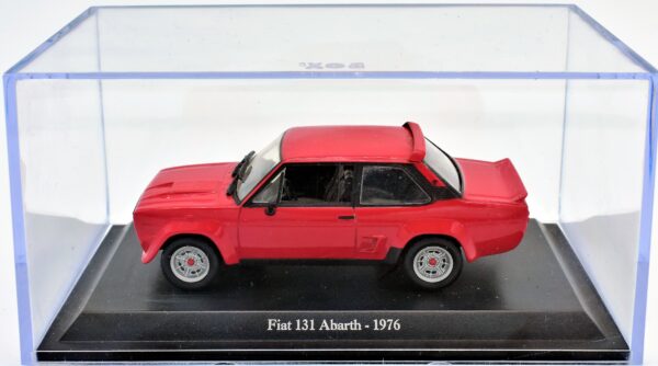 Modellino auto scala 1:43 Fiat 131 Abarth modellismo statico da collezione - immagine 2