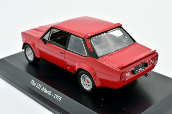 Modellino auto scala 1:43 Fiat 131 Abarth modellismo statico da collezione - immagine 5