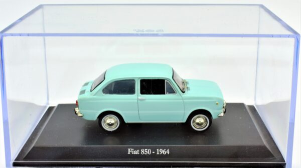 Modellino auto scala 1:43 FIAT 850 diecast collezione edicola - immagine 4