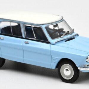 Modellino auto scala 1:43 Norev  CITROEN AMI 6 1966 MONTE CARLO BLUE diecast modellismo statico