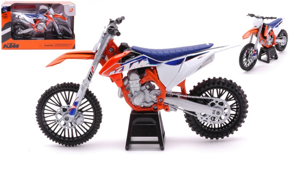 Modellino moto scala 1:12 KTM 450 SX-F motor bike diecast modelllismo -  Arcadia Modellismo