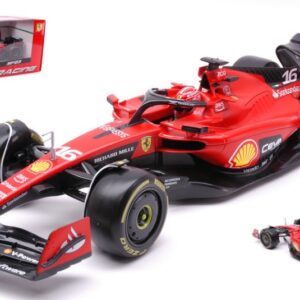 Modellino auto formula 1 F1 scala 1:18 Burago  FERRARI F-23 N.16 2023 CHARLES LECLERC diecast modellismo statico
