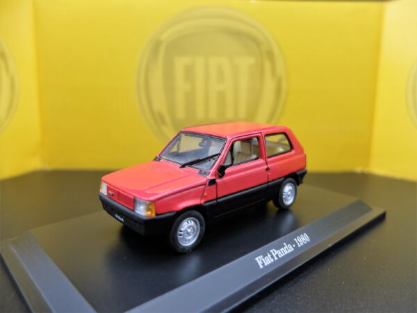 Modellino auto FIAT PANDA scala 1:43 modellismo statico collezione norev diecast - immagine 5