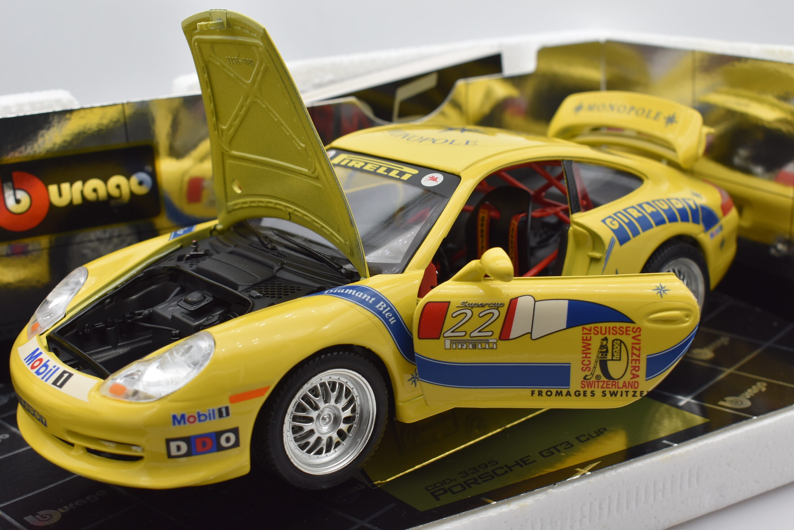 Maquette Burago Porsche GT3 Cup - Échelle 1/18 - Occasion Avec Boîte