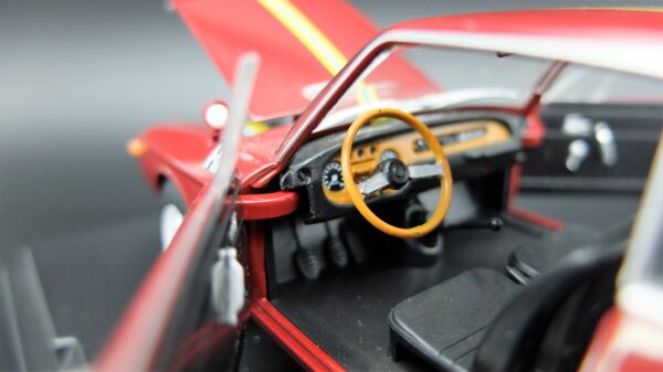 Modellino auto scala 1:24 LANCIA FULVIA COUPE RALLY 1.3 HF modellismo statico da collezione diecast - immagine 6