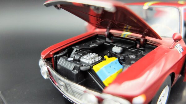 Modellino auto scala 1:24 LANCIA FULVIA COUPE RALLY 1.3 HF modellismo statico da collezione diecast - immagine 8