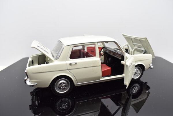 Modellino auto SIMCA 1000 scala 1:24 diecast modellismo collezione statico epoca - immagine 3