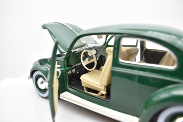 Modellino auto VOLKSWAGEN KAFER BEETLE scala 1:18 Burago diecast modellismo da collezione - immagine 5