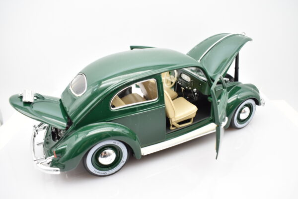 Modellino auto VOLKSWAGEN KAFER BEETLE scala 1:18 Burago diecast modellismo da collezione - immagine 7