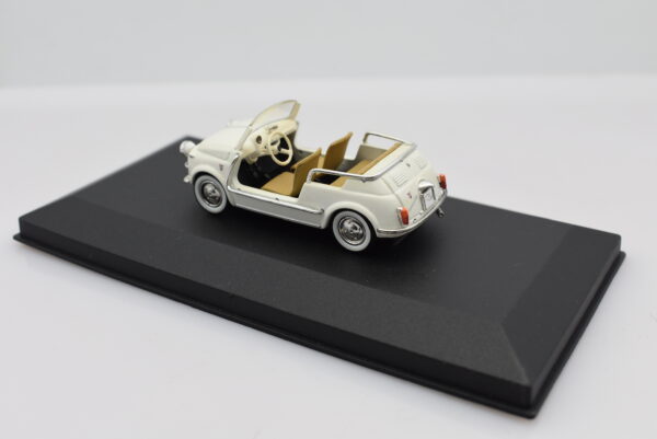 Modellini auto da collezione scala 1:43 FIAT 500 JOLLY diecast modellismo statico - immagine 4