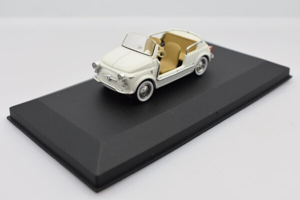 Modellini auto da collezione scala 1:43 FIAT 500 JOLLY diecast modellismo statico - immagine 5