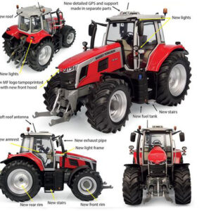 Modellino Universal Hobbies  TRATTORE MASSEY FERGUSON 7S.190 2023 1:32 diecast modellismo statico