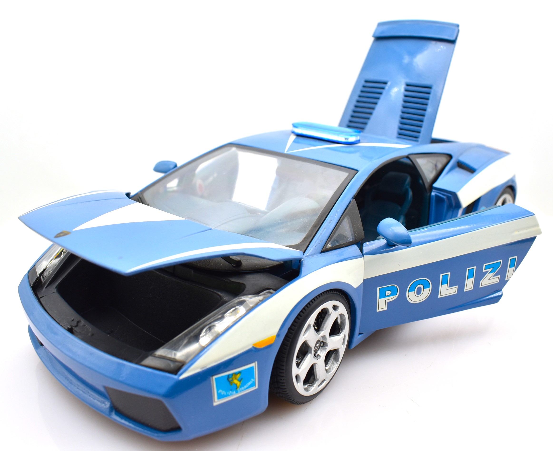 Modellino auto polizia scala 1:18 Lamborghini Gallardo modellismo da collezione