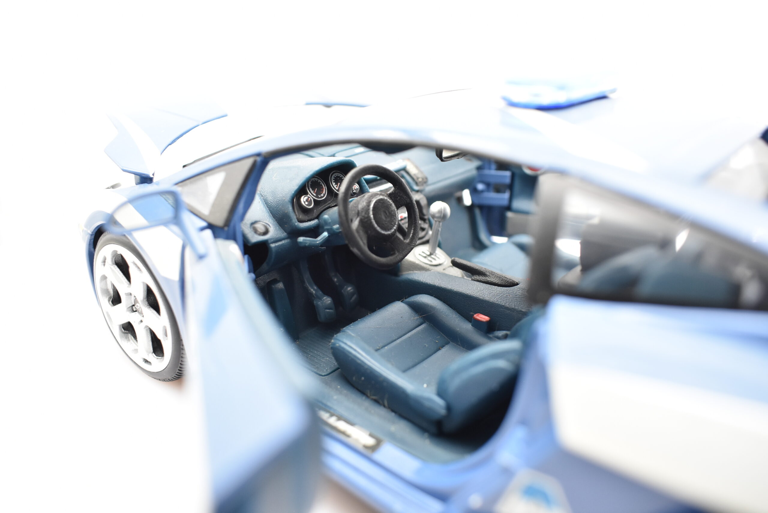 Modellino auto polizia scala 1:18 Lamborghini Gallardo modellismo da collezione - immagine 5