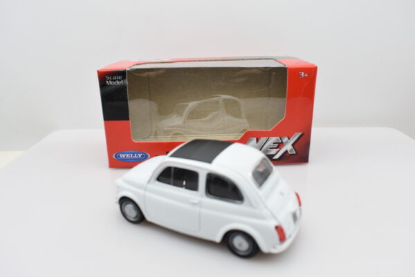 Modellino auto Nuova Fiat 500 burago modellismo statico da collezione - immagine 5