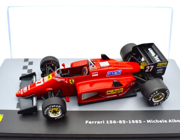 Modellini Auto Ferrari 156-85 1985 Alboreto scala 1:43 formula 1 gp collezione ixo - immagine 3