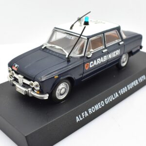 Modellini auto carabinieri da collezione scala 1:43 Alfa Romeo Giulia 1600 Super diecast modellismo da collezione