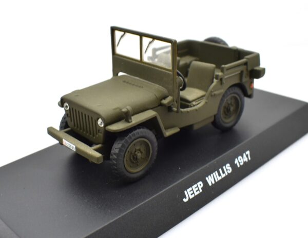 modellino auto esercito da collezione scala 1:43 Jeep Willis diecast modellismo da collezione