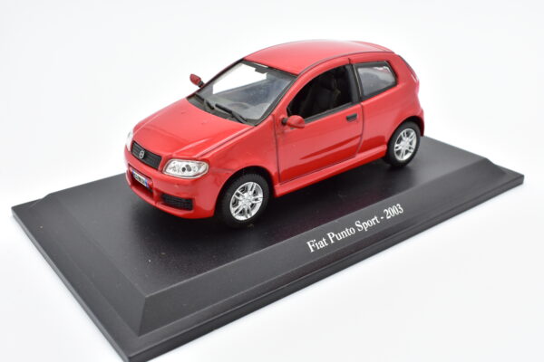 modellino auto scala 1:43 FIAT PUNTO SPORTING diecast collezione da edicola